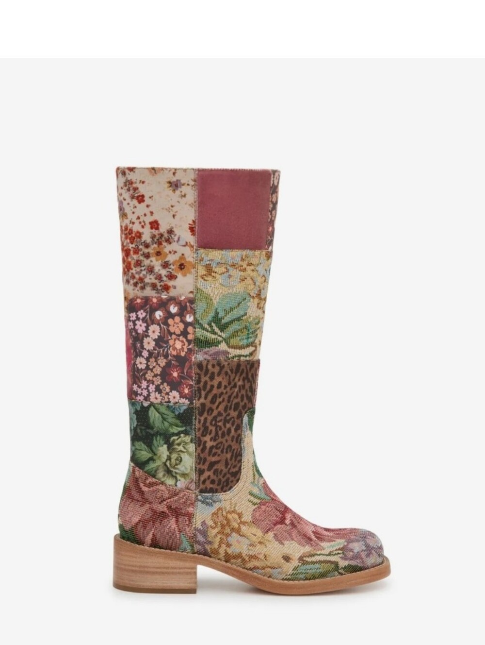 Steve Madden Riggs Boots Pink Floral